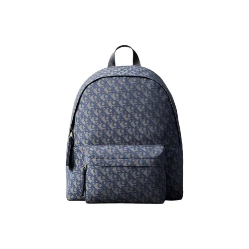 CALVIN Ccholder Polyester Backpack Men's Indigo Blue
