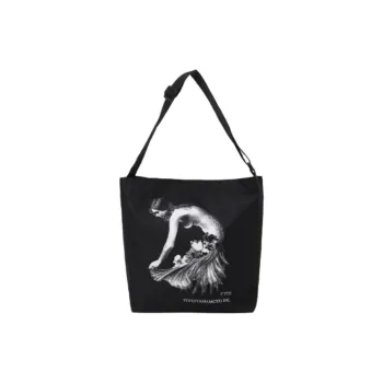 Yohji Yamamoto × KOICHI IYODA Collaboration Polyester Shoulder Bag Unisex Black