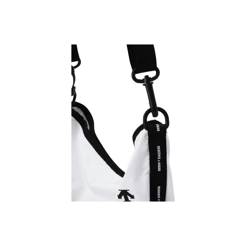 DESCENTE Artist Kim Jung Yoon Collaboration Polyester Crossbody Bag, Shoulder Bag Medium Size Unisex White-7