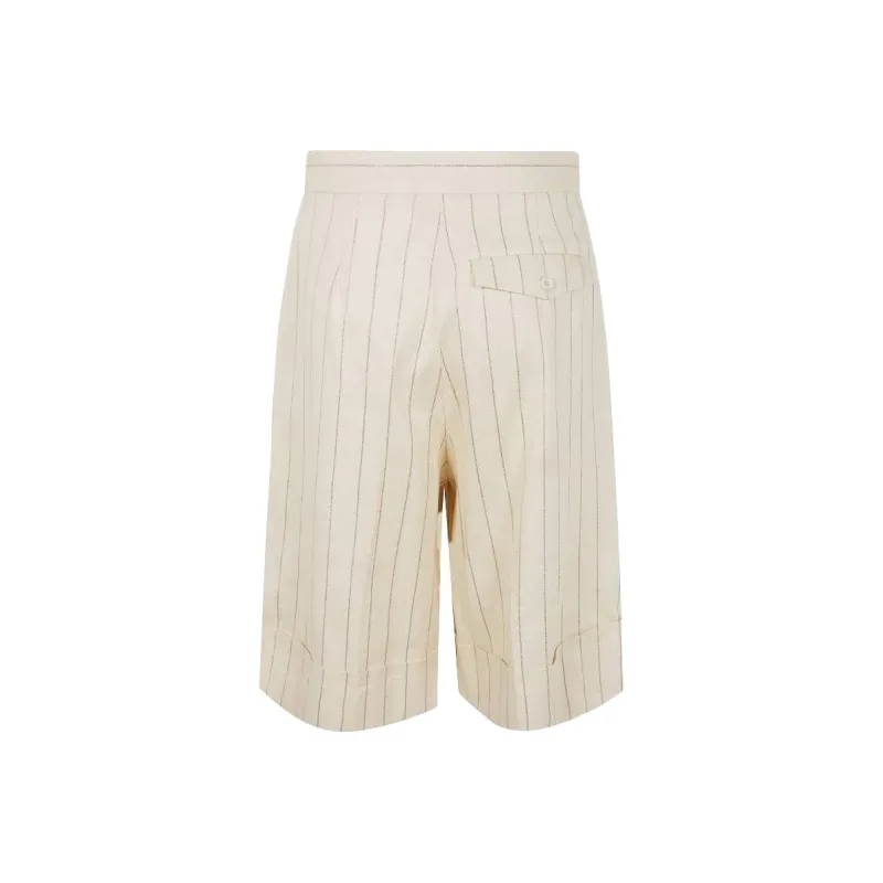 HERNO Linen cotton Shorts-1