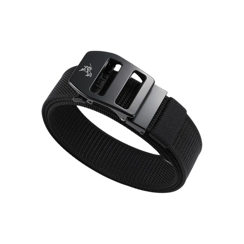 POLOMEISDO Nylon Braid Automatic Buckle Belt Unisex Width 3.8cm-0