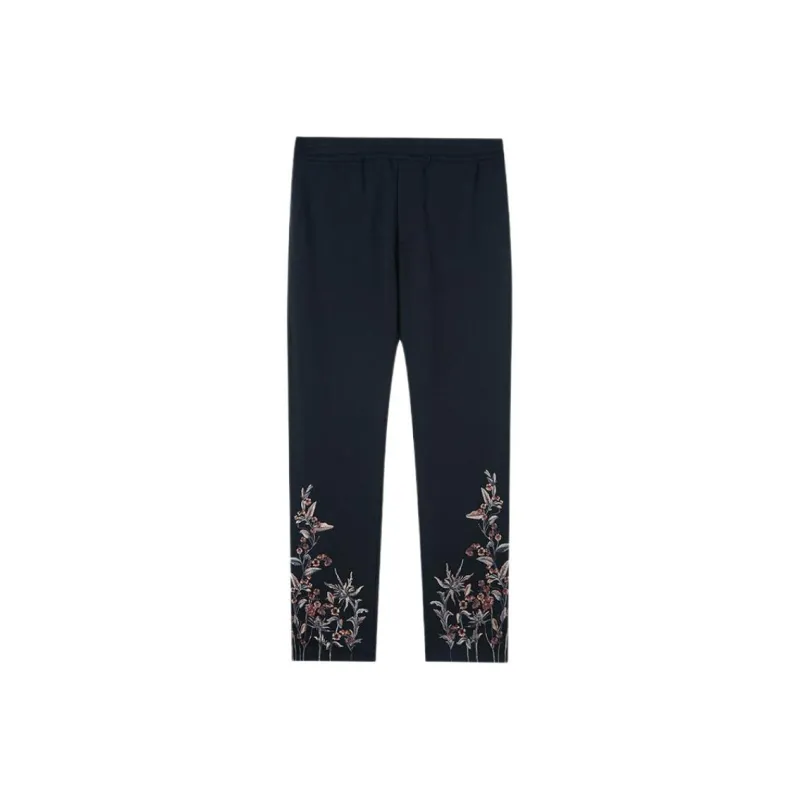 Alexander McQueen Knitted Sweatpants Men Black-0