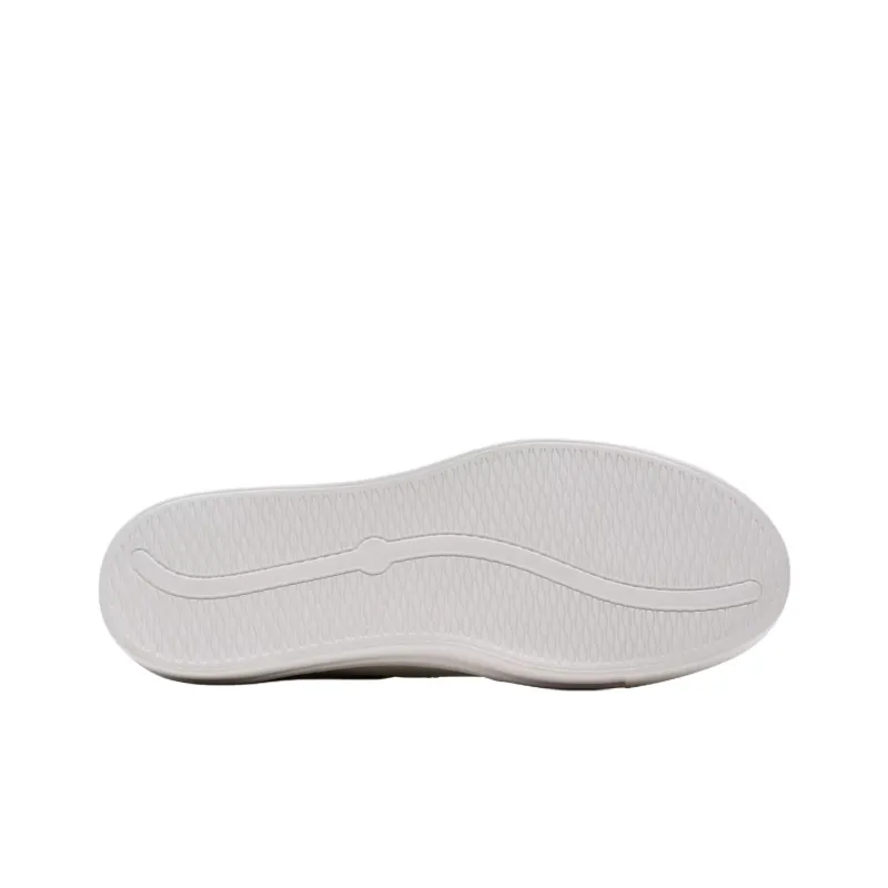 Clarks Makea Court Low Top Skateboard Shoes Women's Silver-5