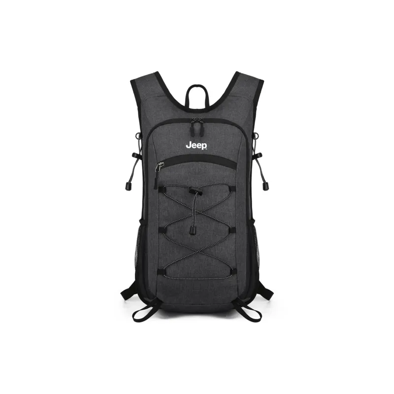 Jeep Oxford Backpack Regular Unisex Lake Green/Dark Blue/Black/Light Gray-6