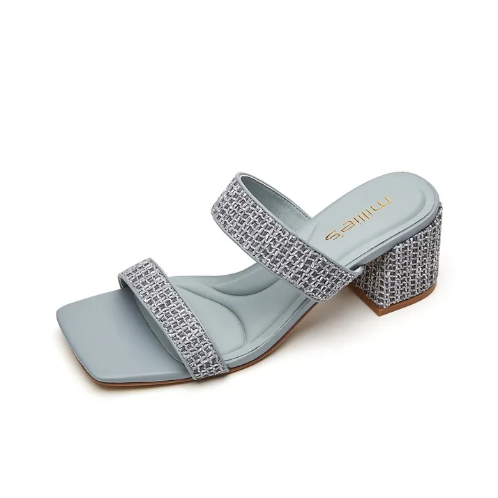 MILLIE'S Rubber Sole Quiet Slide Slippers Women's-5