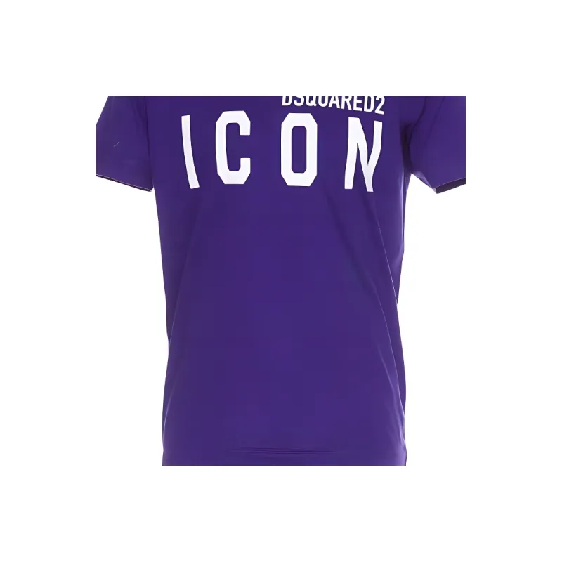 DSQUARED 2 Icon Printed Crewneck T Shirt-4