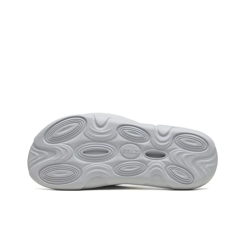 EQLZ EQUALIZER Oasis Slip Resistant Abrasion Resistant Slide Slippers Unisex Lunar Rock Gray-5