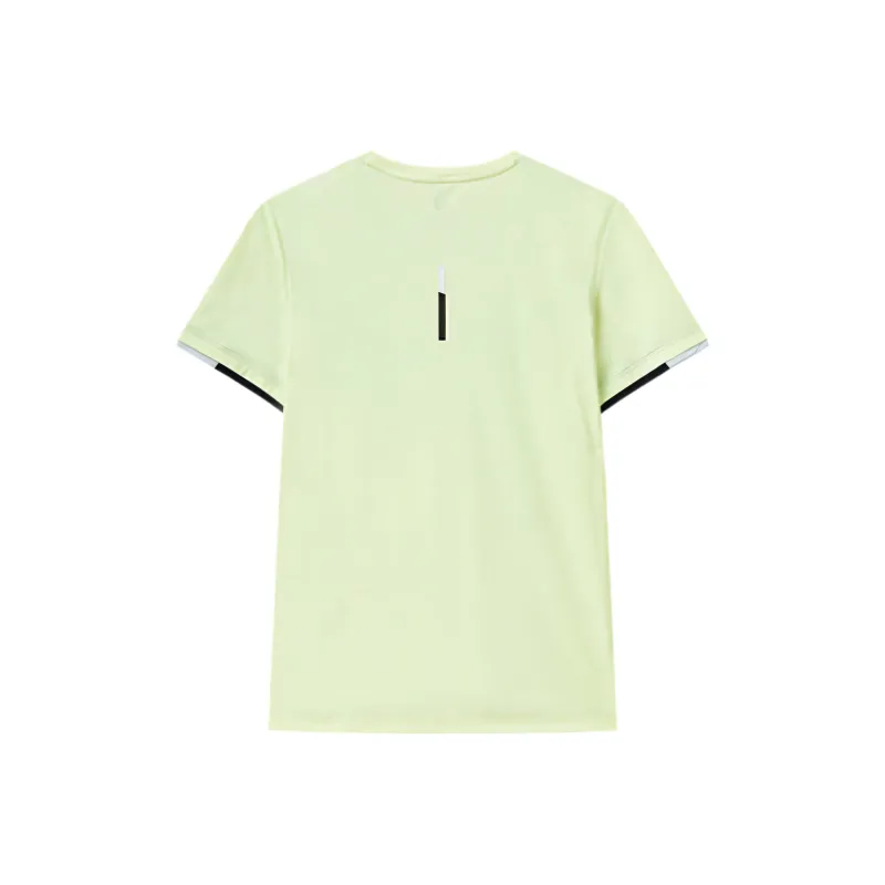 FILA Running T Shirt Men's Washed Elegance Yellow-1