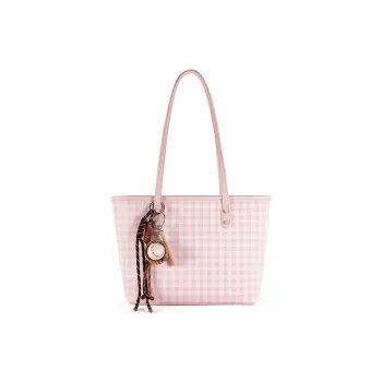 Vigno Synthetic Leather One Shoulder Bag Women's Pink