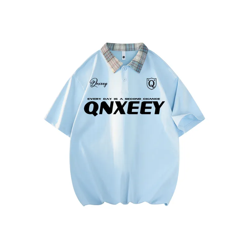 Qnxeey Polo Shirts Unisex-8