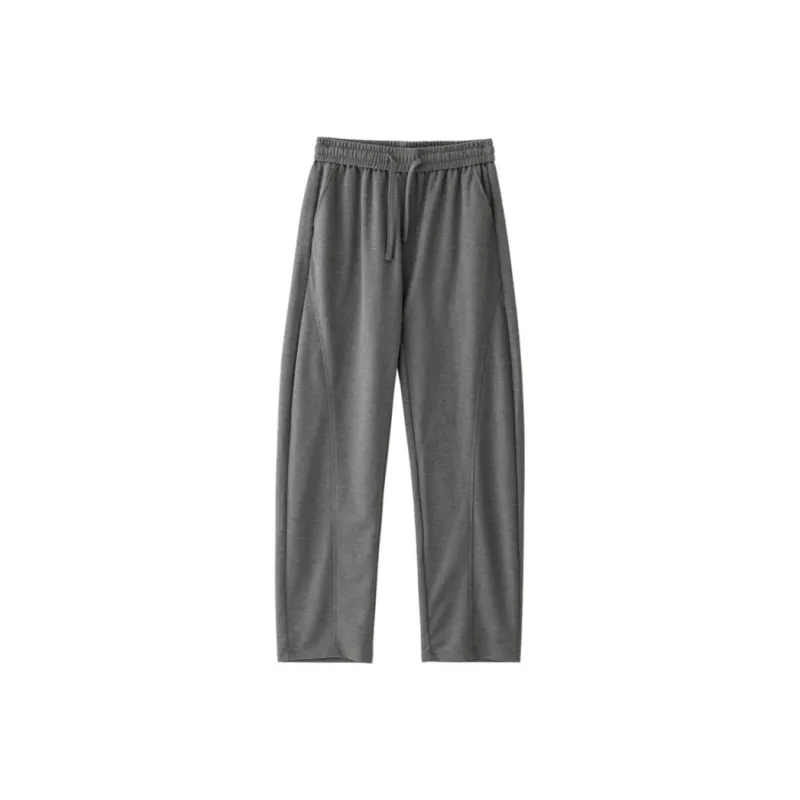 Duke car Casual Pants Unisex Linen Gray-1