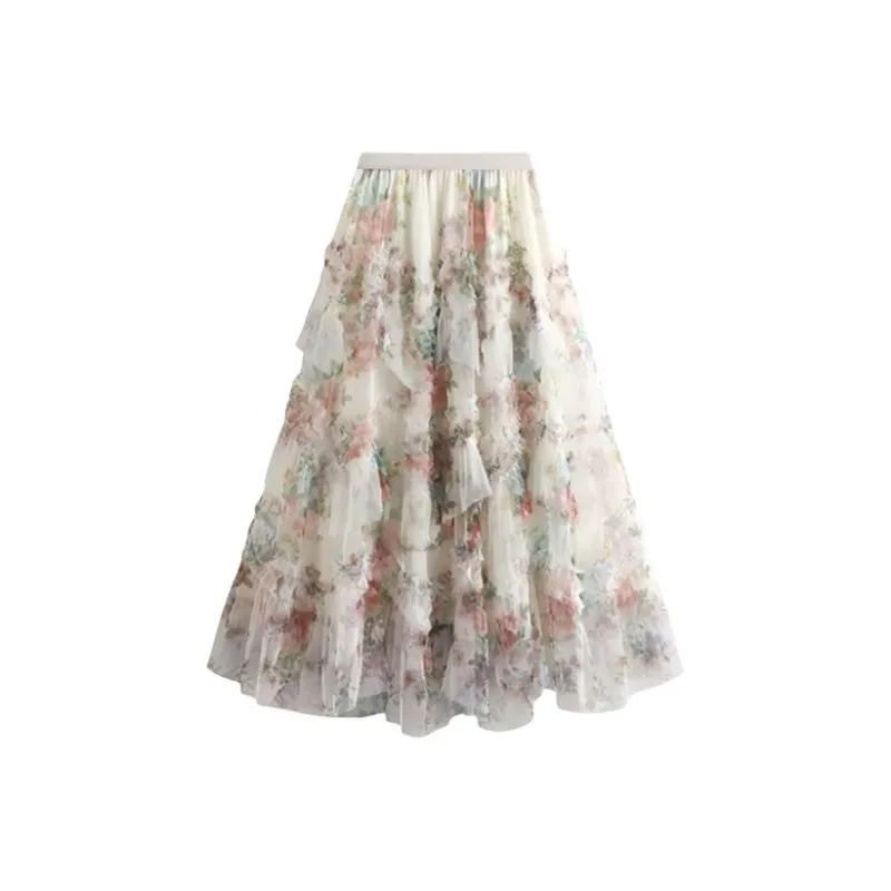 HUINIAN Casual Long Skirt Women's-6