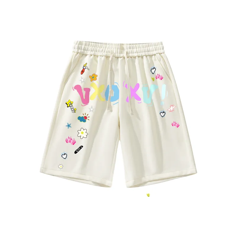 VXOXV Casual Shorts Unisex-4