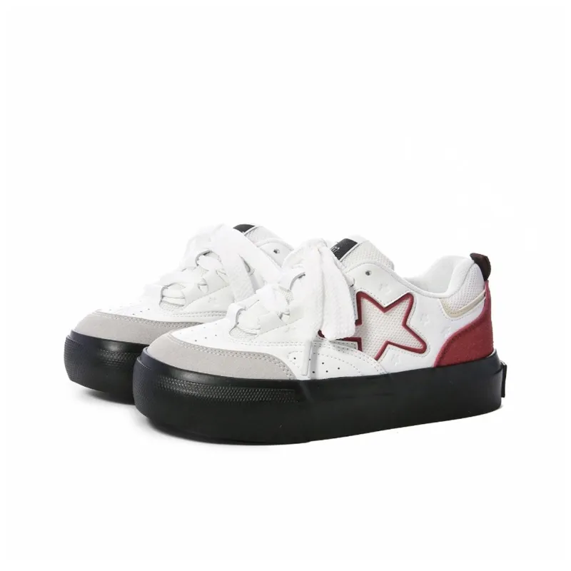 CLEARTASTE Slip Resistant, Abrasion Resistant, Lightweight Low Top Skateboard Shoes Women's-7