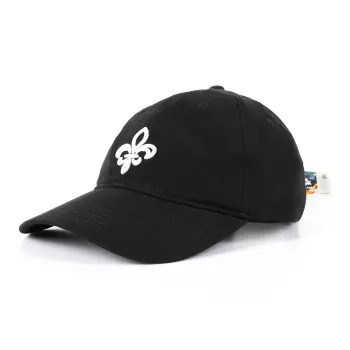 Palladium Cotton Baseball Caps Unisex Lead Black