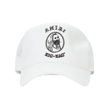 AMIRI Cotton Baseball Caps Unisex White