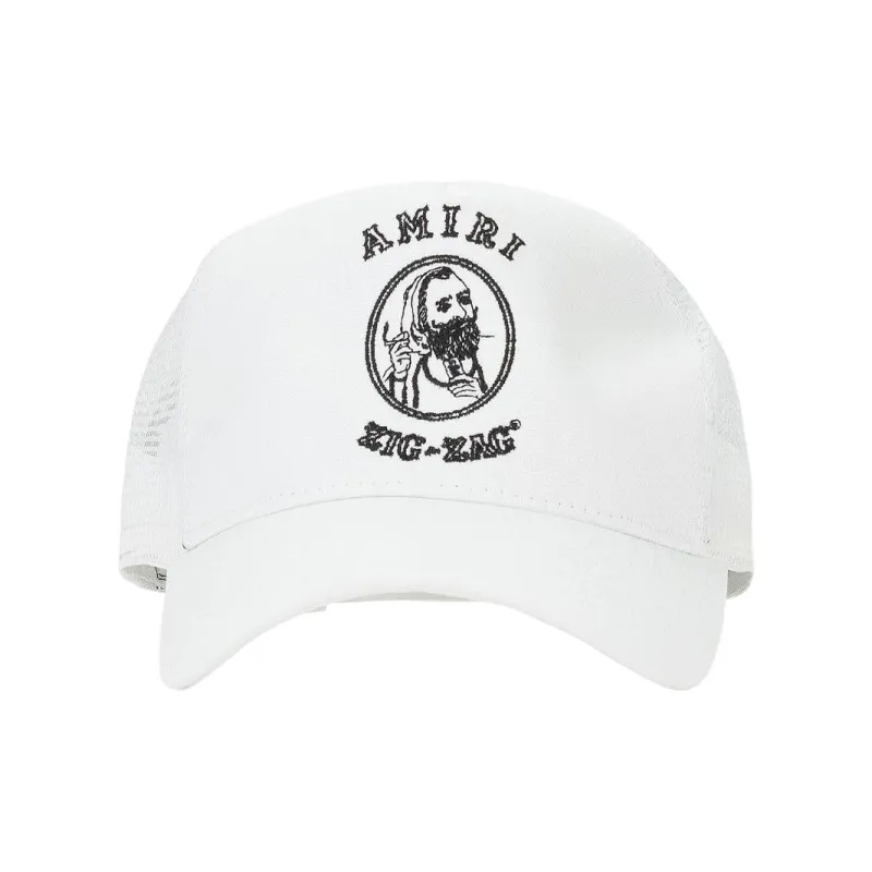 AMIRI Zig Zag Trucker Hat-0