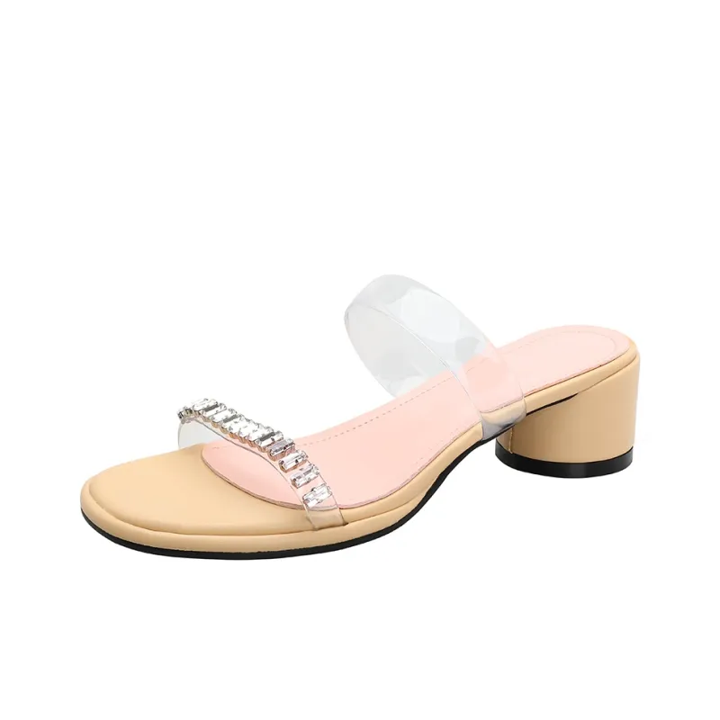 TATAYA Rubber Sole Abrasion Resistant Slide Slippers Women's-10