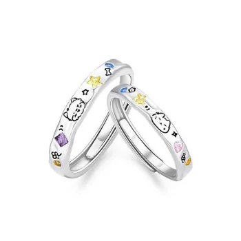 GLOIRE S925 Silver Rings Unisex