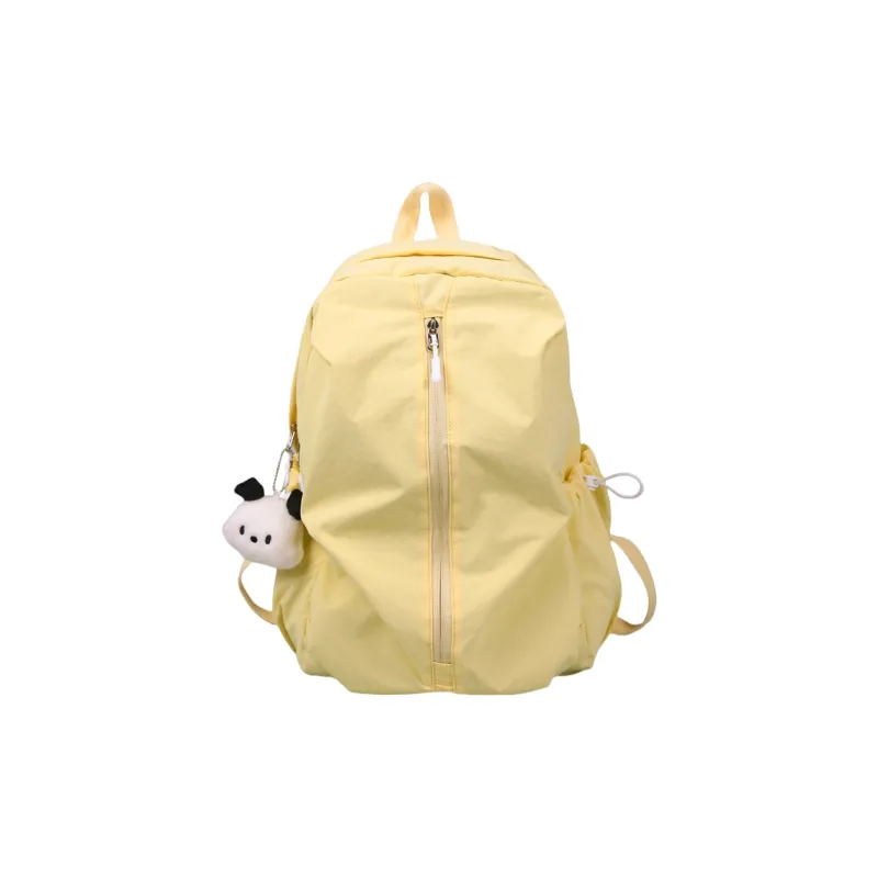 Wolfhorse Nylon Backpack Unisex Black/White/Pink/Yellow/Blue/Purple-21