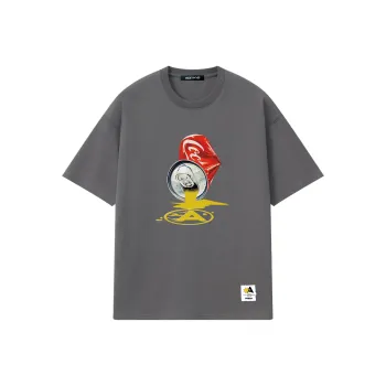 YK&YB T Shirts Unisex Gray