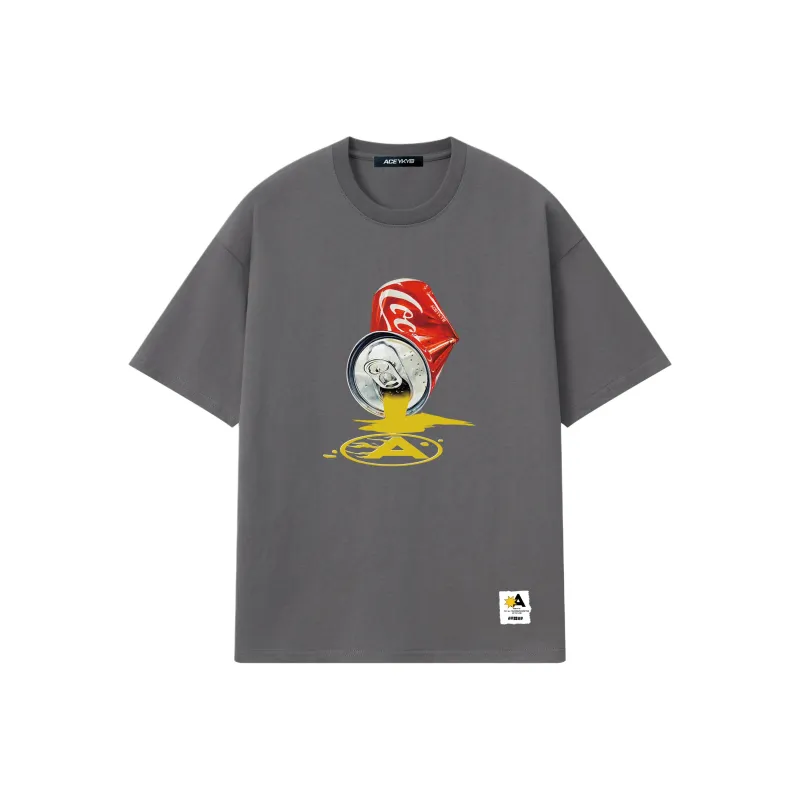 YK&YB T Shirts Unisex Gray-0