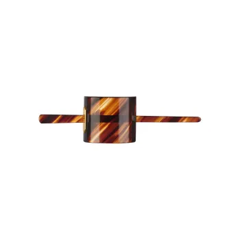EVITA PERONI Acetate Plate Hairpins Women's Tea Brown