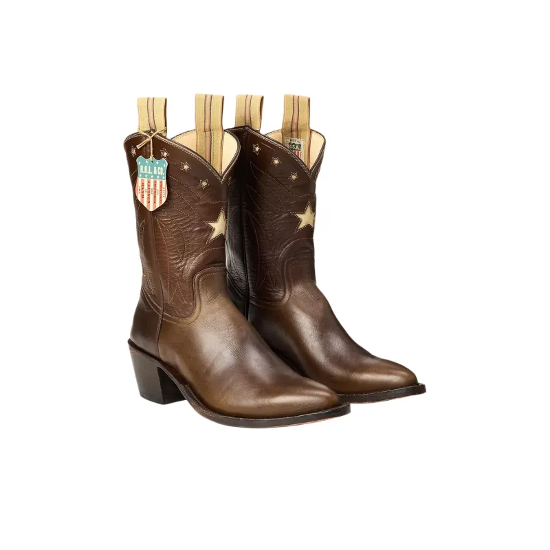 LAUREN RALPH LAUREN Holly Plainview Ankle Boots 5cm Women's Brown-2