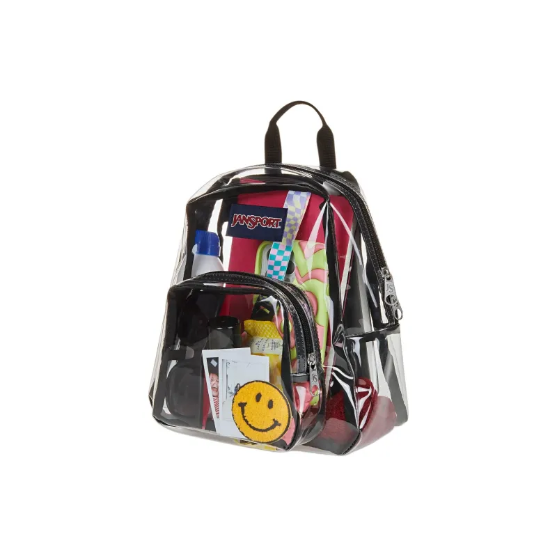JanSport Recycled Materials Backpack Mini Unisex Transparent-3