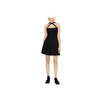Patou Cross-Strap Cable Knitted Top