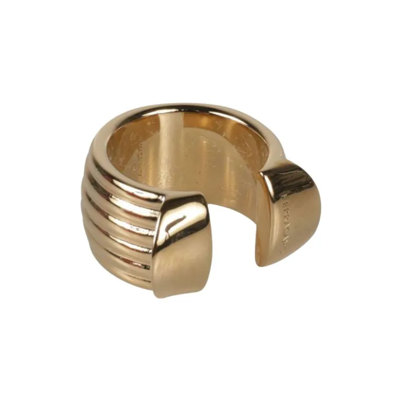 FERRAGAMO Brass Rings Unisex Gold-1