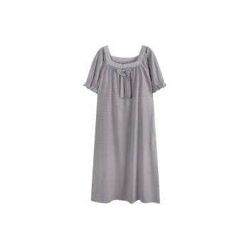 Cotton Shopping Nightgown Women's
