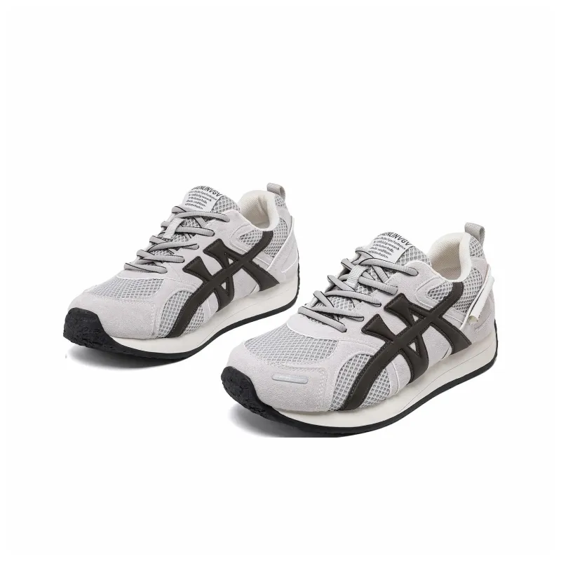 DGUMI Casual Shoes Women's Low Top Greige/Yellow-2