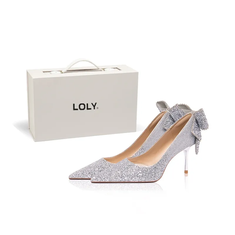 LOLY Slim Heel High Heels Women's Eternal Night Galaxy-0