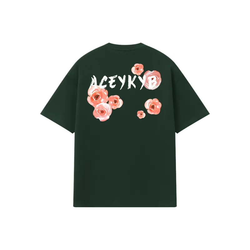YK&YB T Shirts Unisex Dark Green-1