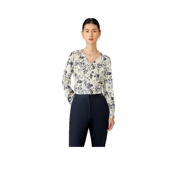 Yiner Shirts Women's Navy Blue