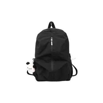 Wolfhorse Nylon Backpack Unisex Black/White/Pink/Yellow/Blue/Purple