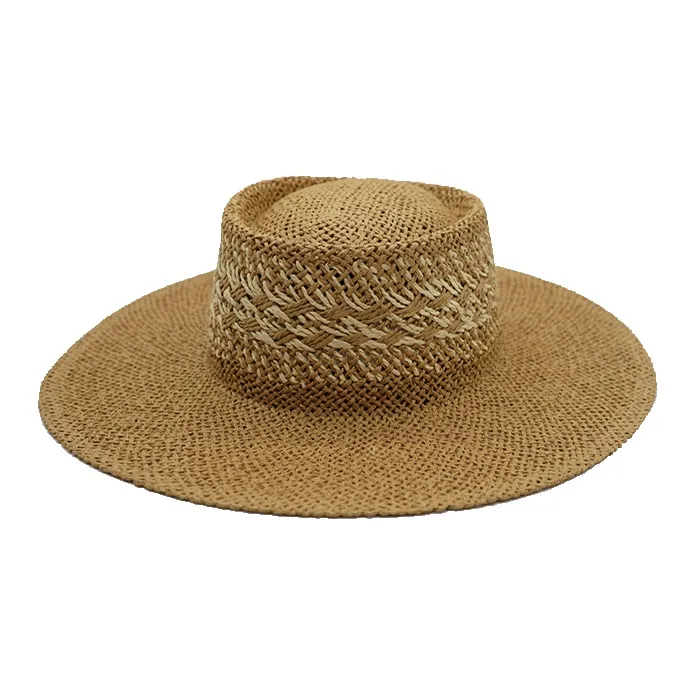 MUSTKOO Straw Woven Sun Protection Hats Unisex-0