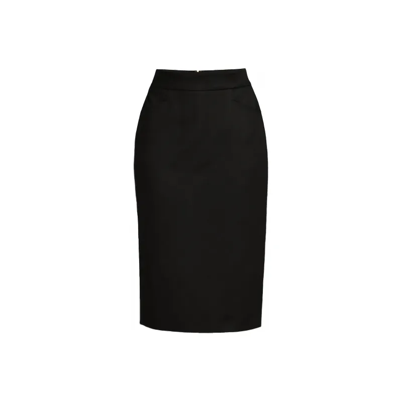 MaxMara Studio Nuccia Collection FW23 Casual Long Skirt Women's Black-0