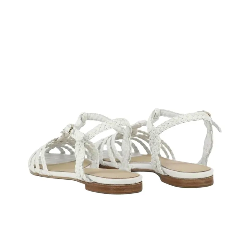 Paloma Barceló Felisa Roman Sandals Women's White-2