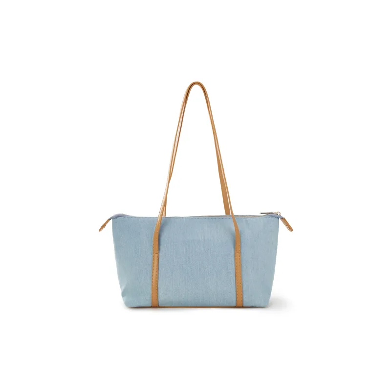 Lee Fabric Tote Bag, Shopping Bag, Shoulder Bag Regular Women's Light Blue-3