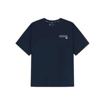 New Balance T Shirt Unisex Marine Blue