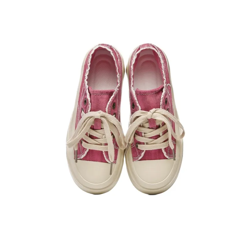 PIPI PURPLE Low Top Canvas Shoes Women's-2