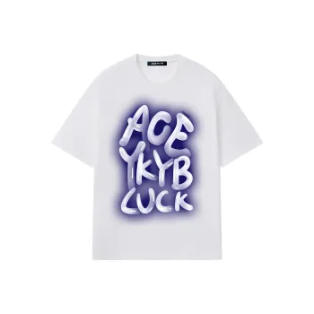 YK&YB T Shirts Unisex White