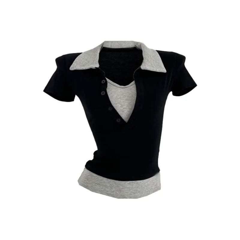 / T Shirts Women's Black-0