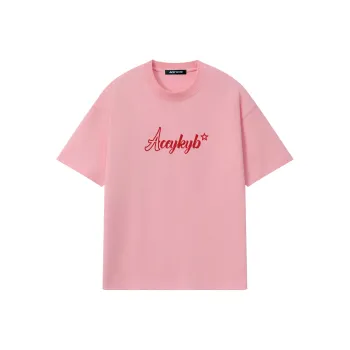 YK&YB T Shirts Unisex Light Pink