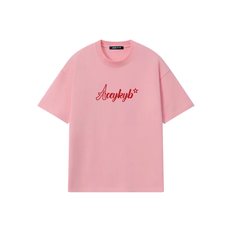 YK&YB T Shirts Unisex Light Pink-0