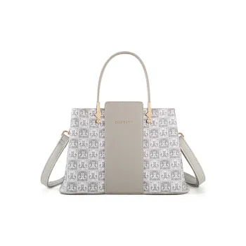 Vigno Synthetic Leather Shoulder Bag, Crossbody Bag, Handbag Women's Gray