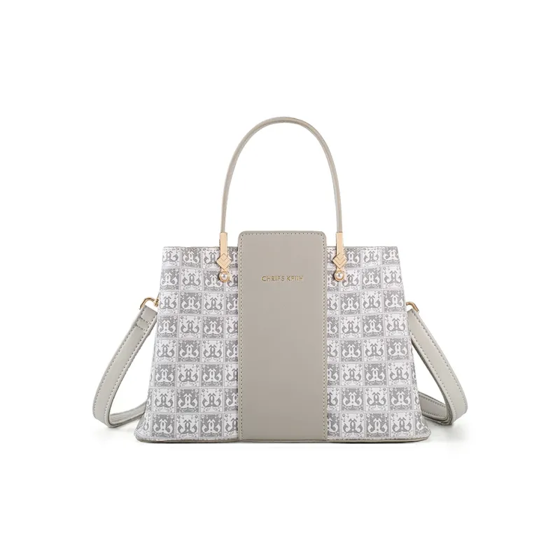 Vigno Synthetic Leather Shoulder Bag, Crossbody Bag, Handbag Women's Gray-0