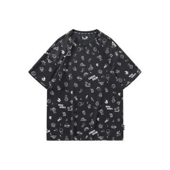 QIAODAN T Shirt Men's Black Print